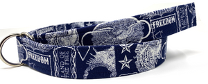 MEDIUM: fits men's pants sizes 27-32 and women's 2-10
41 3/4 inches long and 1.5 inches wide
Our Navy Blue D-Ring Belt is more than just an accessory; it's a visual BeltOliver Green