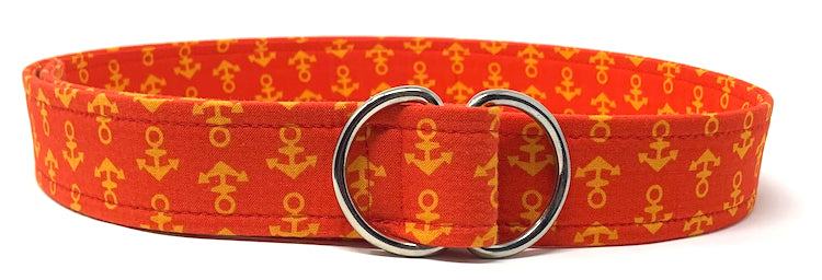 Red and Orange Anchor Belt – Oliver Green Belts