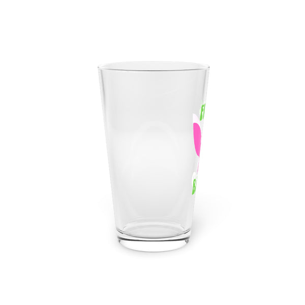 Fugitive Tiger Pint Glass - 16oz | Unique Drinking Glass for Wild Nights