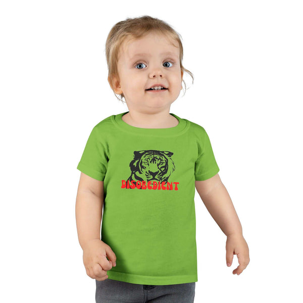 Disobedient Tiger Toddler T-Shirt - Fun and Playful Kids' Apparel