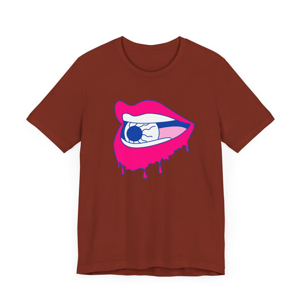FUGITIVE TEES - Dripping Lip + Eyeball Tee