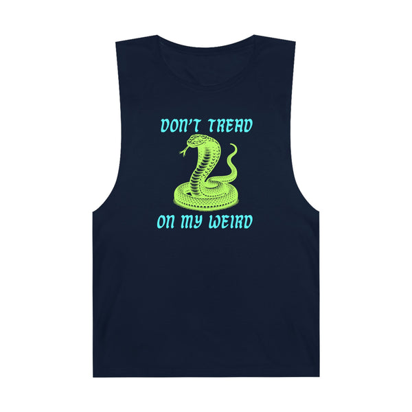 Unisex Snake Print Tank - "Don't Tread on My Weird" - Casual Summer Wear