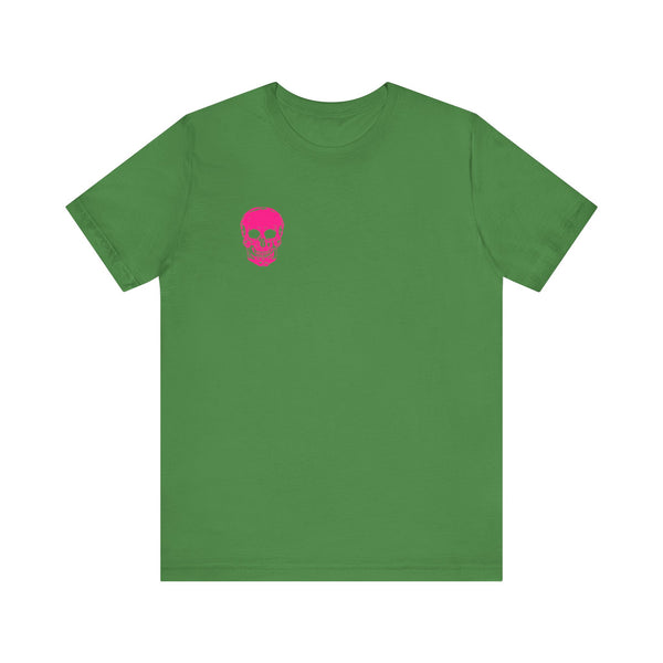 FUGITIVE TEES | NEON PINK MINI SKULL TEE