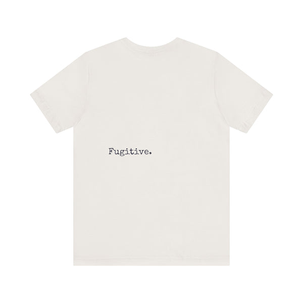 Dark Navy Blue Fugitive Tiger Graphic Tee - Unisex Jersey Short Sleeve Shirt
