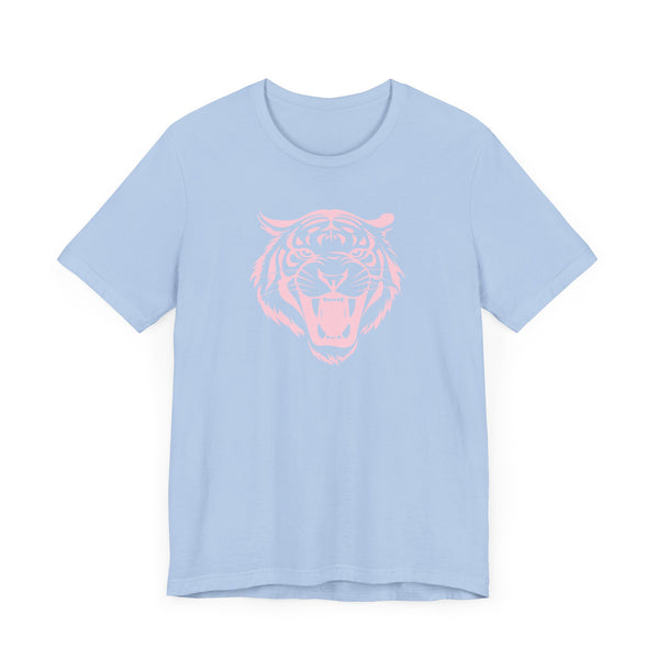 Patel Pink Fierce Tiger Graphic Tee - Unisex Jersey Short Sleeve Shirt