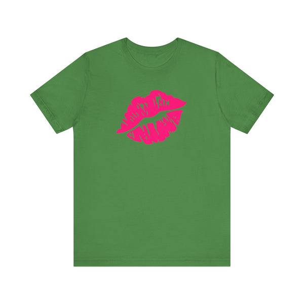 FUGITIVE TEES | NEON PINK KISS ME, DON’T MISS TEE