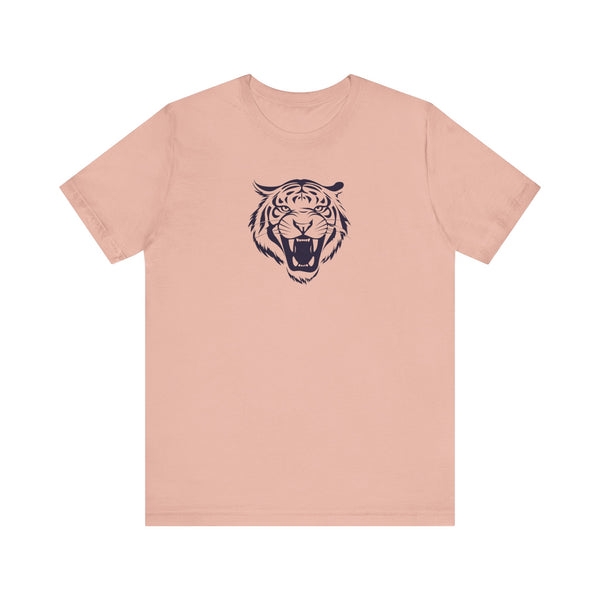 Navy Blue Tiger Spirit Unisex Tee - Fierce Tiger & Fugitive Graphic