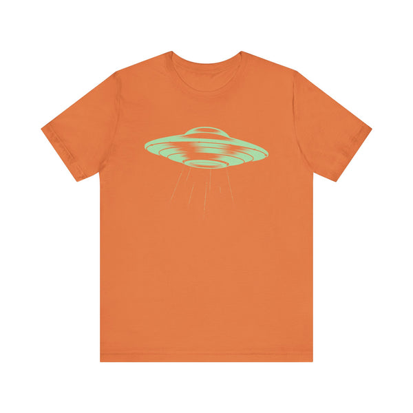 FUGITIVE TEES | CELADON GREEN SPACE SHIP SHIRT