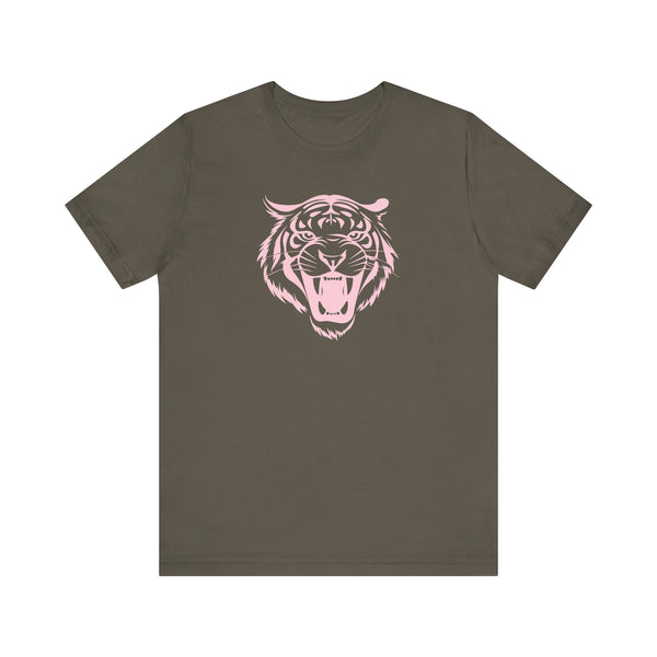 Patel Pink Fierce Tiger Graphic Tee - Unisex Jersey Short Sleeve Shirt