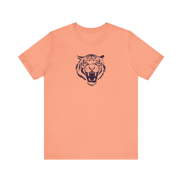 Navy Blue Tiger Spirit Unisex Tee - Fierce Tiger & Fugitive Graphic