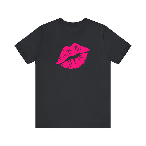 FUGITIVE TEES | NEON PINK KISS ME, DON’T MISS TEE
