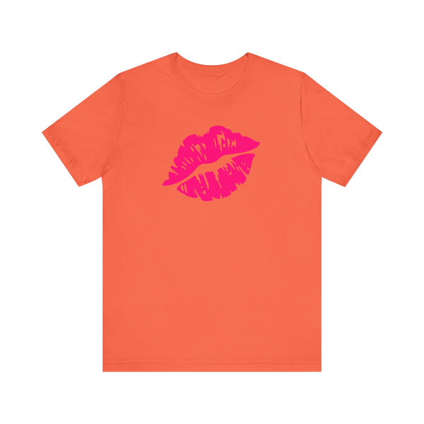 FUGITIVE TEES | NEON PINK KISS ME, DON’T MISS TEE
