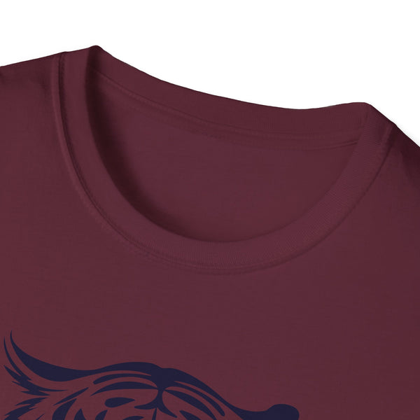Unisex Navy Blue Tiger Graphic T-Shirt