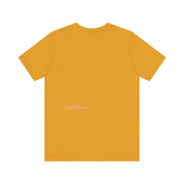 Fugitive Tees - Pink Big Foot Power Stance Front Print Graphic Tee