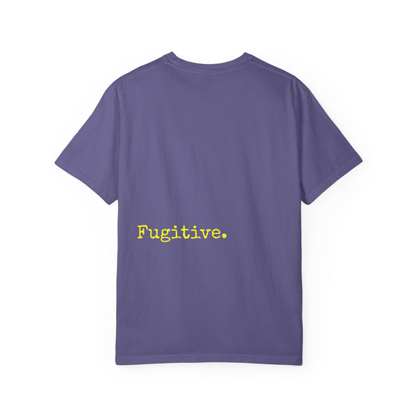Vibrant Neon Yellow Skull Graphic T-Shirt - Unisex Garment-Dyed Tee for Casual Style