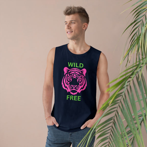 Wild & Free Unisex Tank Top - Vibrant Tiger Design
