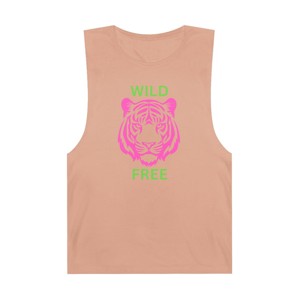 Wild & Free Unisex Tank Top - Vibrant Tiger Design