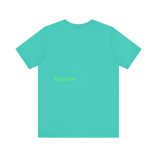 Fugitive Neon Lime Skull Tee - Unisex Jersey Short Sleeve T-Shirt