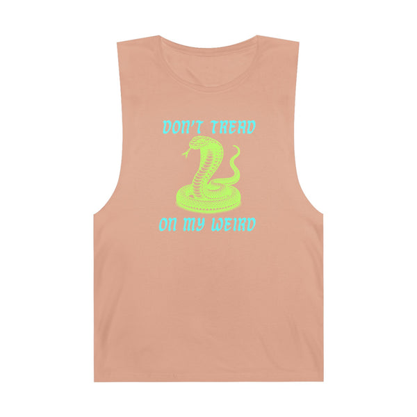 Unisex Snake Print Tank - "Don't Tread on My Weird" - Casual Summer Wear