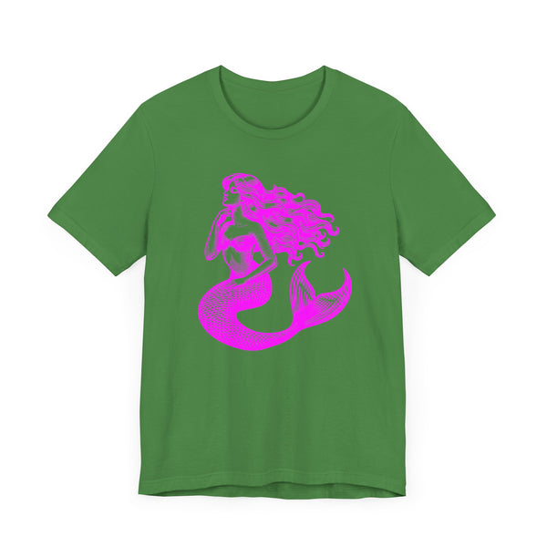 Vibrant Mermaid Graphic Tee - Unisex Jersey Short Sleeve