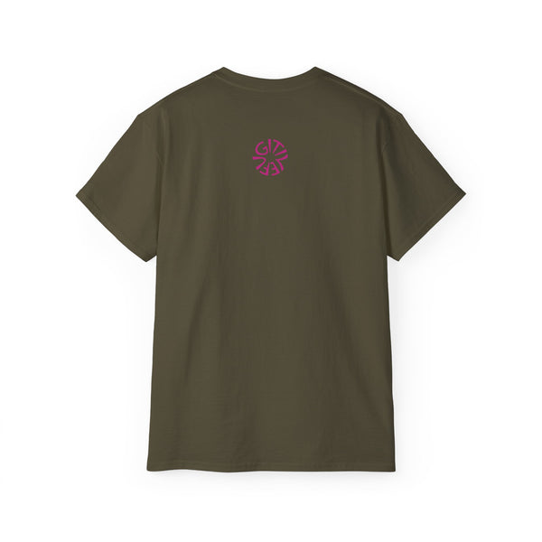 Neon Pink Live Free Tiger Graphic Tee - Unisex Ultra Cotton T-Shirt