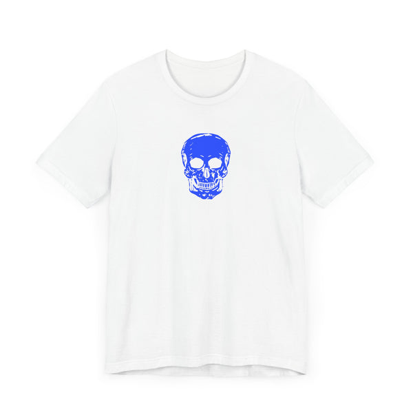 FUGITIVE TEES - NEON BLUE MINI SKULL TEE