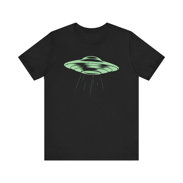 FUGITIVE TEES | CELADON GREEN SPACE SHIP SHIRT