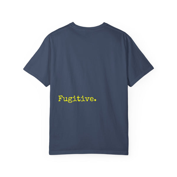 Vibrant Neon Yellow Skull Graphic T-Shirt - Unisex Garment-Dyed Tee for Casual Style