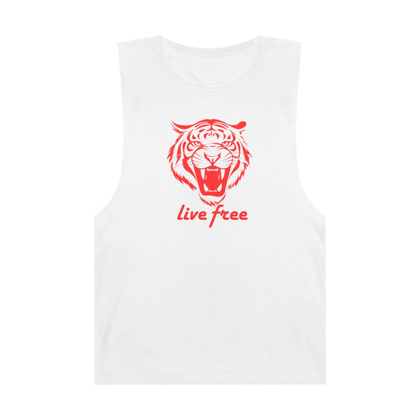 Live Free Tiger Unisex Tank Top