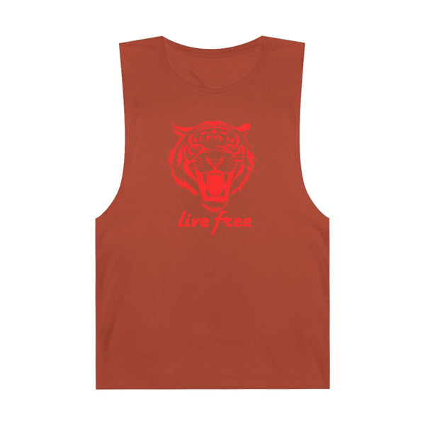 Live Free Unisex Tiger Tank Top