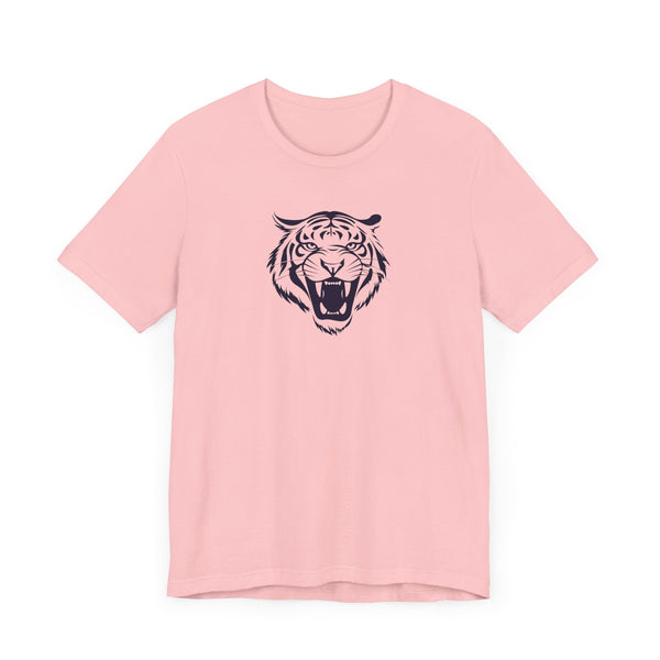 Navy Blue Tiger Spirit Unisex Tee - Fierce Tiger & Fugitive Graphic