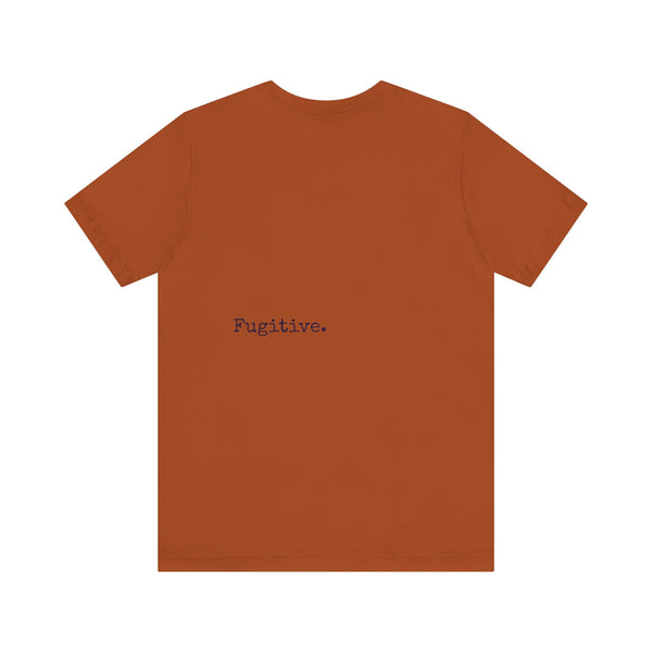 Dark Navy Blue Fugitive Tiger Graphic Tee - Unisex Jersey Short Sleeve Shirt