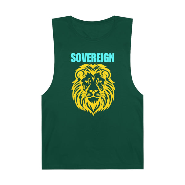 Sovereign Lion Unisex Tank Top - Bold Design for Summer Vibes