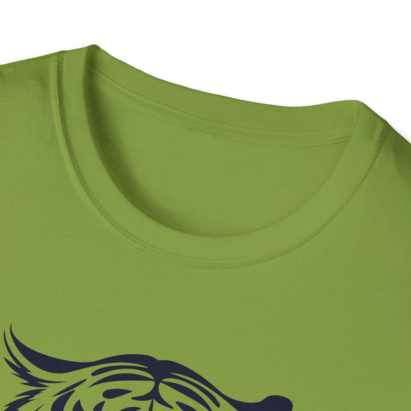 Unisex Navy Blue Tiger Graphic T-Shirt