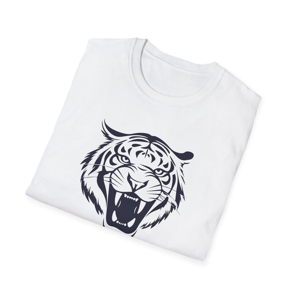 Unisex Navy Blue Tiger Graphic T-Shirt