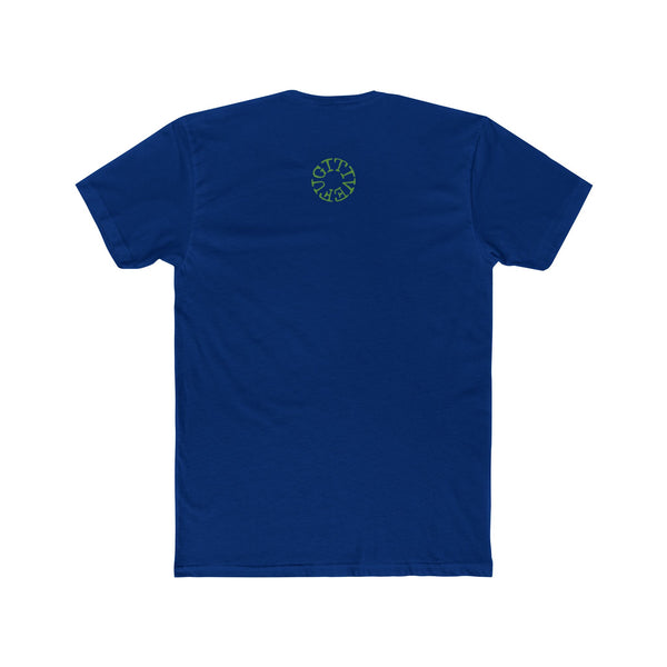 Live Free Neon Green Tiger Graphic Unisex Cotton Crew Tee