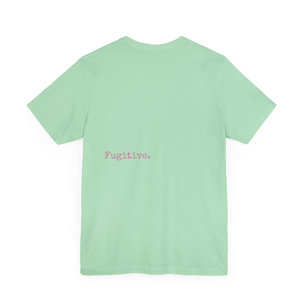 Pastel Pink Fugitive Tiger Unisex Tee - Bold Graphic T-Shirt for Statement Style