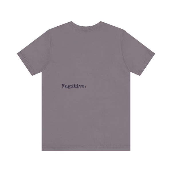 Dark Navy Blue Fugitive Tiger Graphic Tee - Unisex Jersey Short Sleeve Shirt