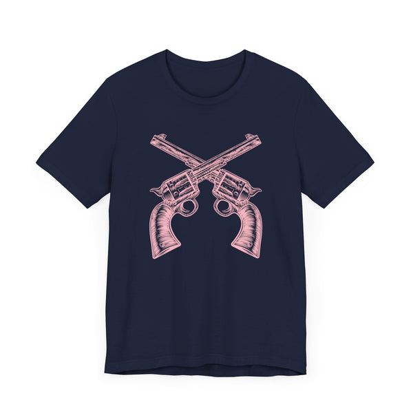 FUGITIVE TEES | COTTON CANDY HANDGUNS OUTLAW SHIRT
