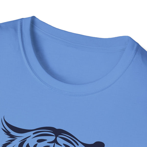 Unisex Navy Blue Tiger Graphic T-Shirt