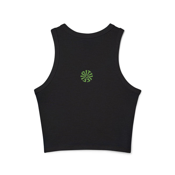 Trendy Women's Racer Tank Top - 'Don't Tread on My Weird'