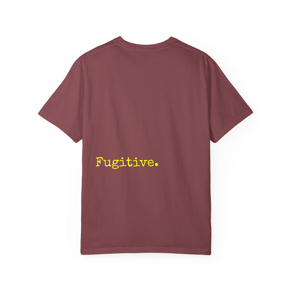 Vibrant Neon Yellow Skull Graphic T-Shirt - Unisex Garment-Dyed Tee for Casual Style