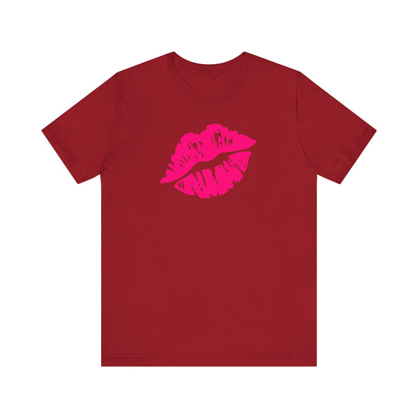 FUGITIVE TEES | NEON PINK KISS ME, DON’T MISS TEE