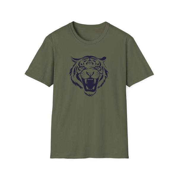 Unisex Navy Blue Tiger Graphic T-Shirt