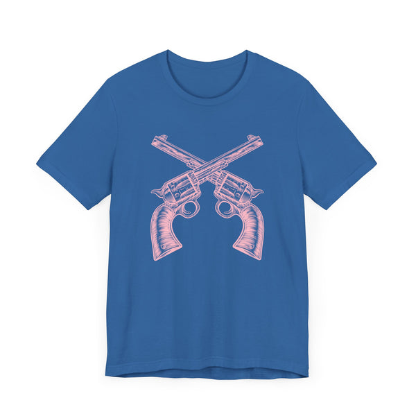 FUGITIVE TEES | COTTON CANDY HANDGUNS OUTLAW SHIRT