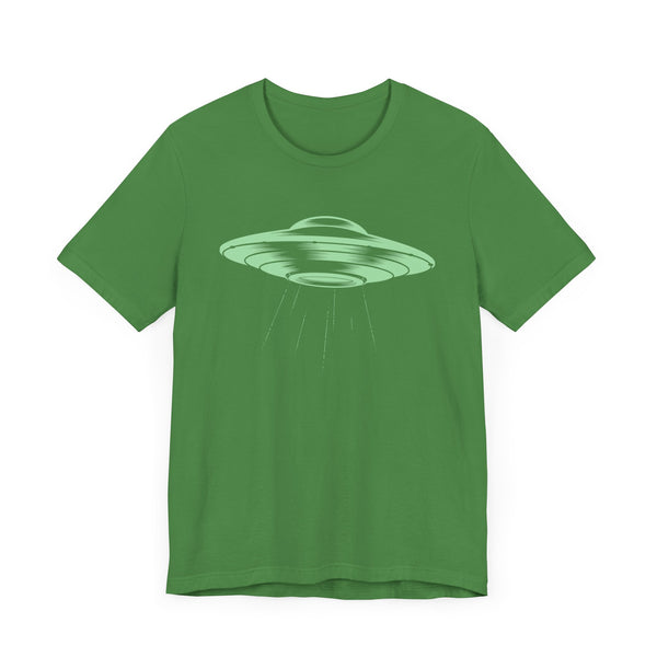 FUGITIVE TEES | CELADON GREEN SPACE SHIP SHIRT