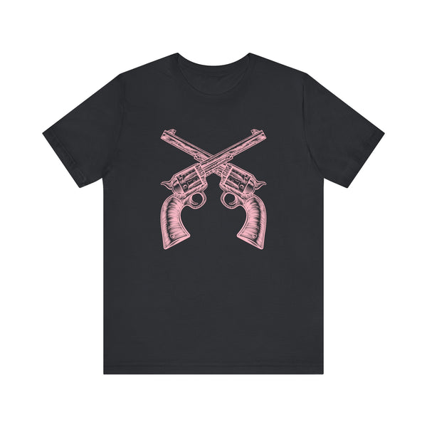 FUGITIVE TEES | COTTON CANDY HANDGUNS OUTLAW SHIRT