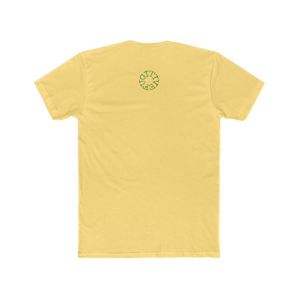 Live Free Neon Green Tiger Graphic Unisex Cotton Crew Tee