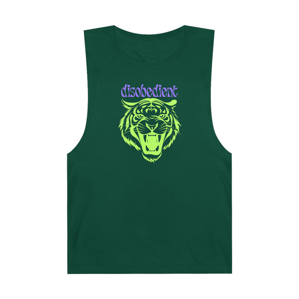 Disobedient Tiger Graphic Unisex Tank Top - Perfect for Summer Adventures