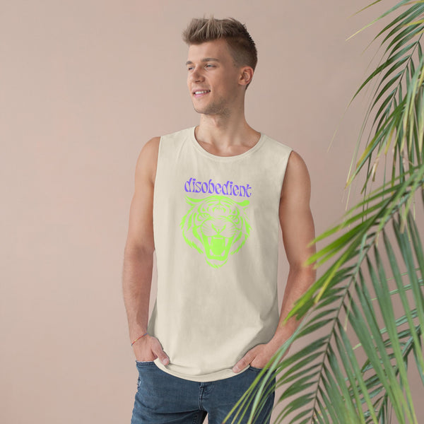 Disobedient Tiger Graphic Unisex Tank Top - Perfect for Summer Adventures